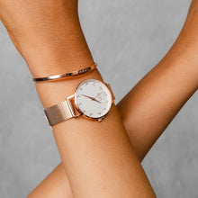 Load image into Gallery viewer, Zara | Rose Gold Mesh Watch
