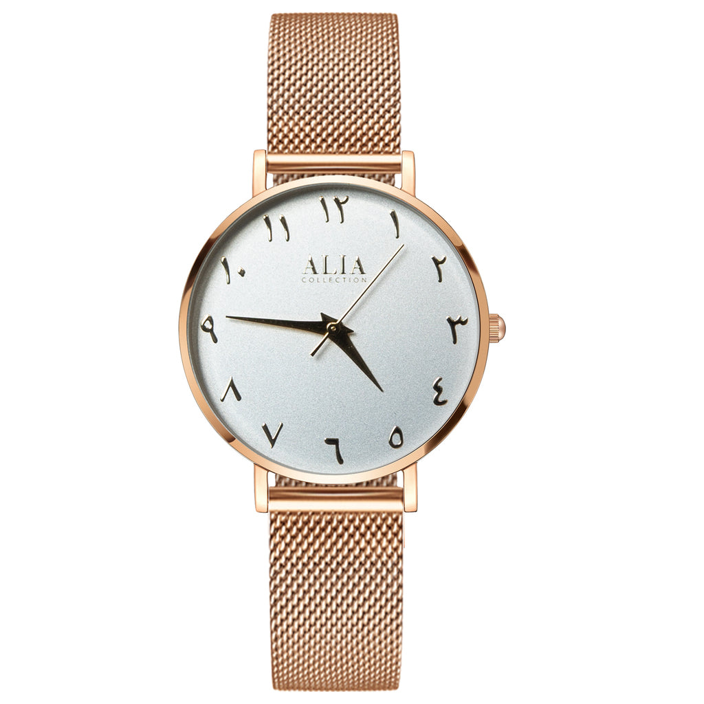 Zara | Rose Gold Mesh Watch